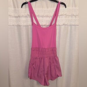 New In Pink Athletic Romper